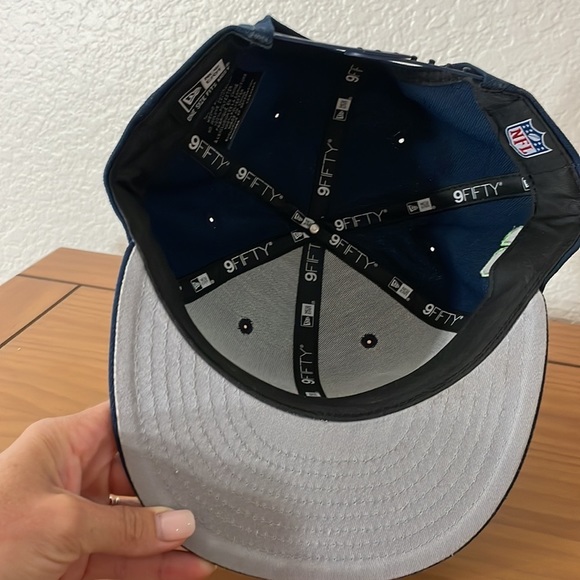 NWOT - New Era Seattle Seahawks #12 Blue Snapback Hat - Picture 6 of 7